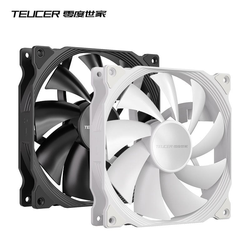 Teucer Af-14025 Pwm Matte Version 14Cm Computer Case Silent Temperature Control Cooling Performance Fan - Image 2